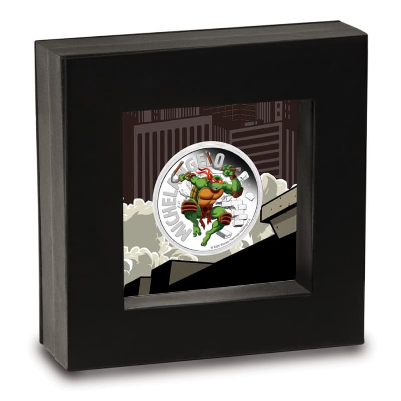 2024 Proof Colorized Tuvalu Silver Teenage Mutant Ninja Turtles