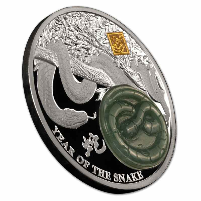 魔王　720ml × 12本　2025F ⑧ 2025 2 oz Proof Burundi Silver With Jade Year of the Snake Coin l