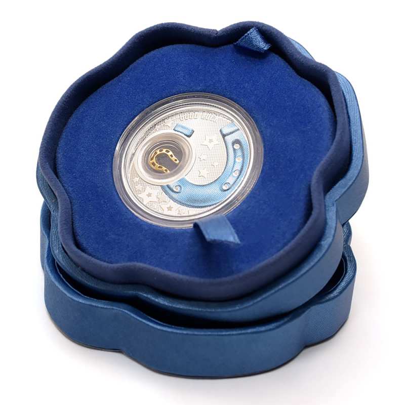 2024 14.14 Gram Proof Cameroon Silver Good Luck Horseshoe Coin l