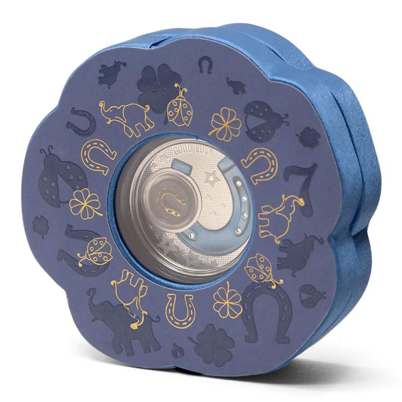 2024 14.14 Gram Proof Cameroon Silver Good Luck Horseshoe Coin l