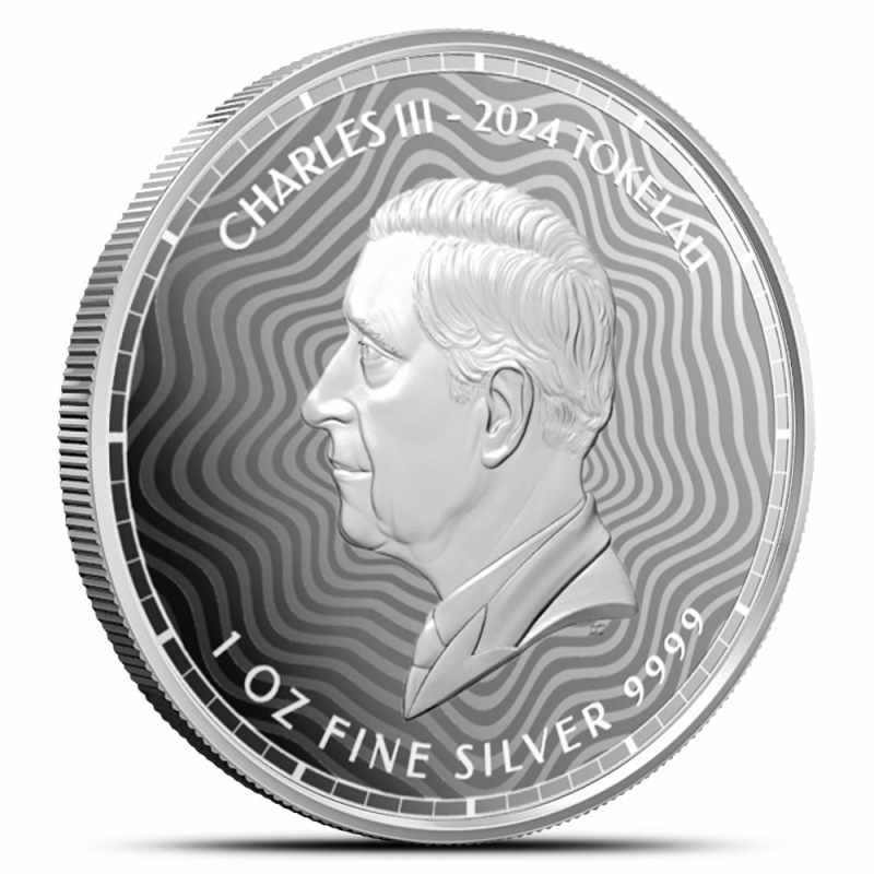 2024 1 oz Tokelau Silver Chronos Coin (BU) l JM Bullion™
