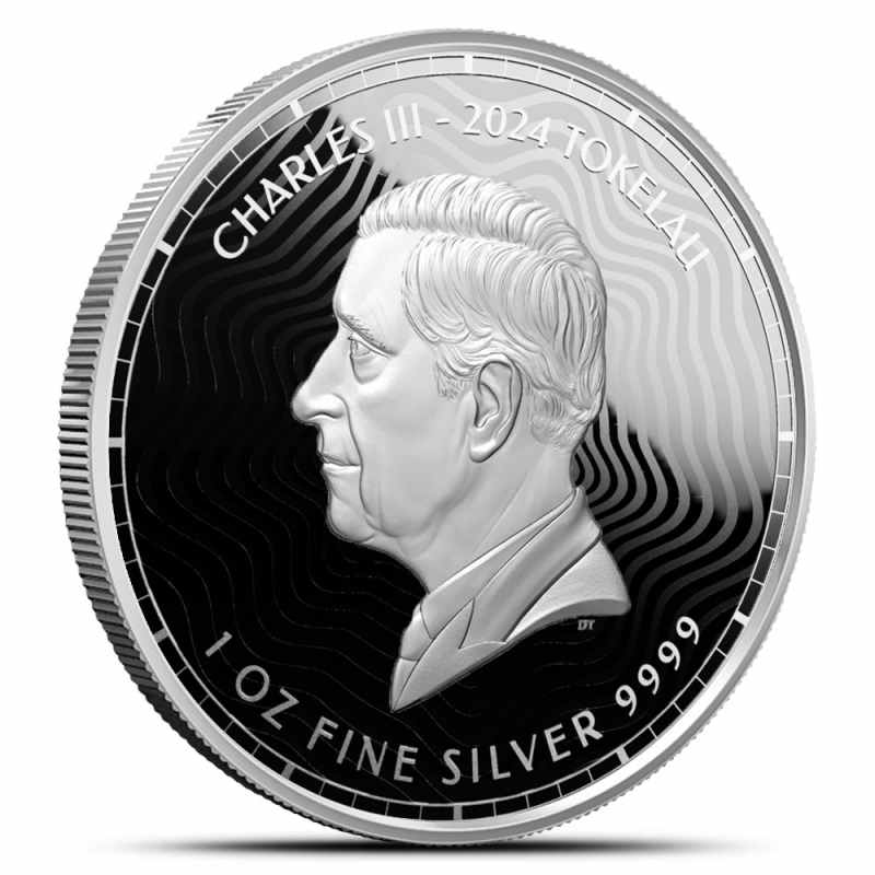 2024 1 oz Tokelau Chronos Silver Coin (Proof-Like) l JM Bullion™
