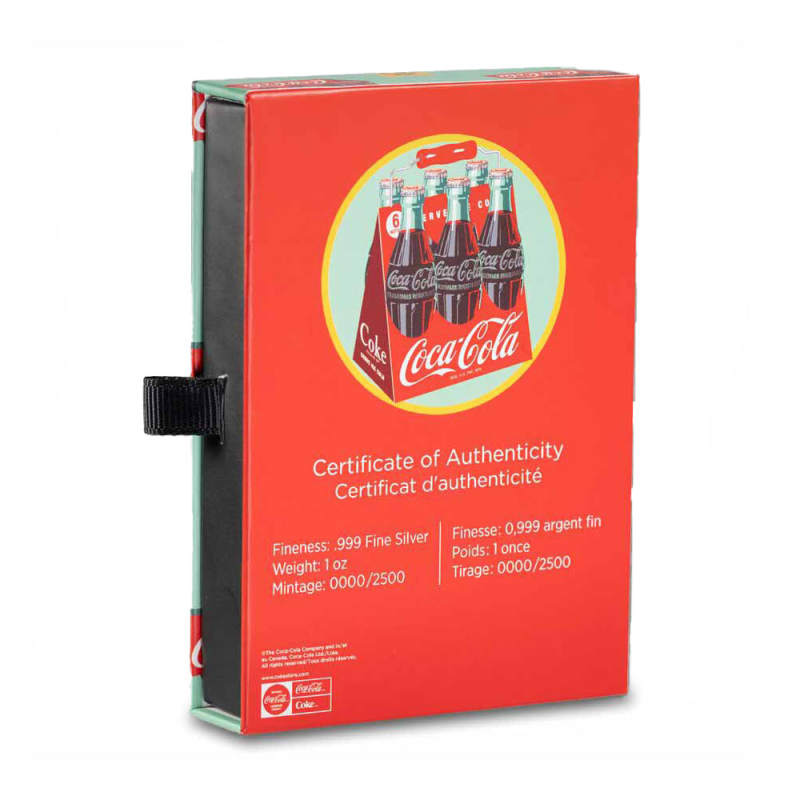 1 oz Coca-Cola Silver 1930's Vintage Sign (Box + CoA) l JM Bullion™