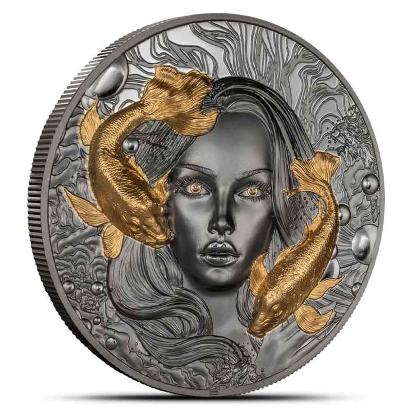 2024 2 oz Black Proof Palau Silver Goddess of Water Coin l JM Bullion™