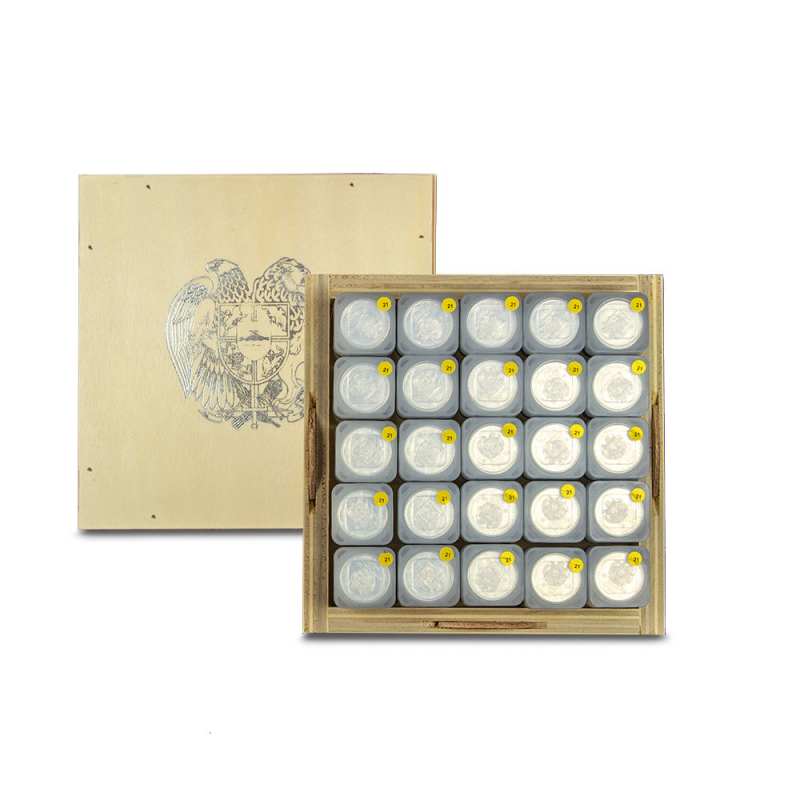 売約済✨価格２つ分け✨サプライズ✨２kg博物館級✨AAAAA世界一NYハーキマー 2025 5 Kilo Armenian Silver Noah's Ark Coin (BU) | eBay