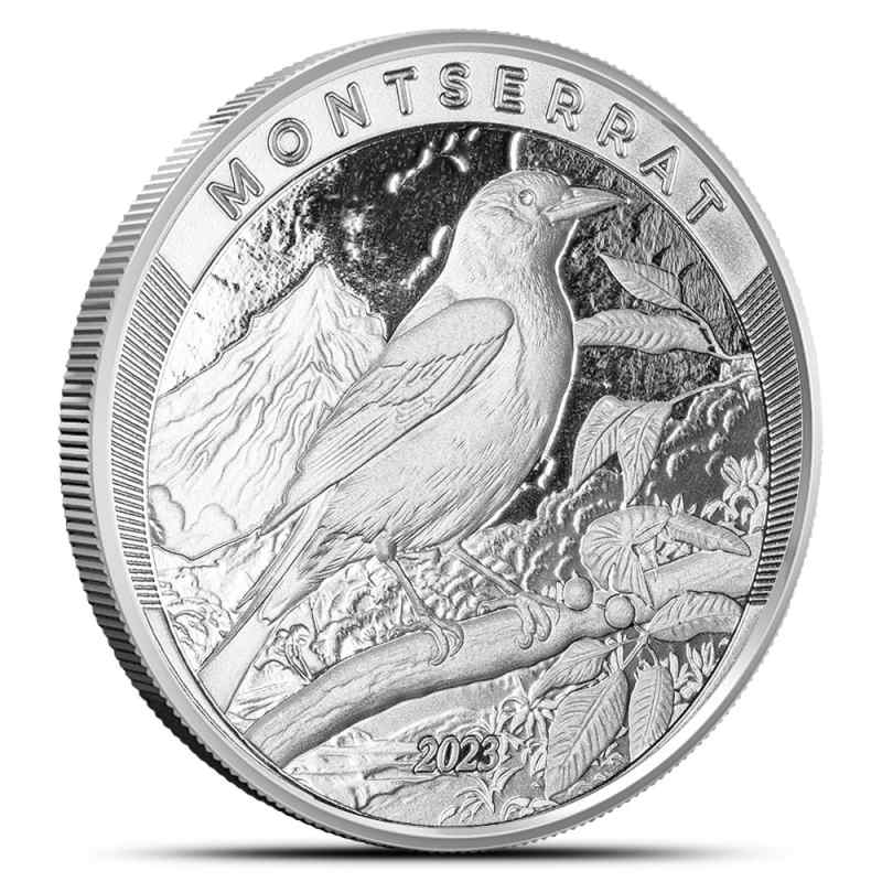 2023 1 oz EC8 Silver Montserrat Oriole Coin (BU) l JM Bullion™