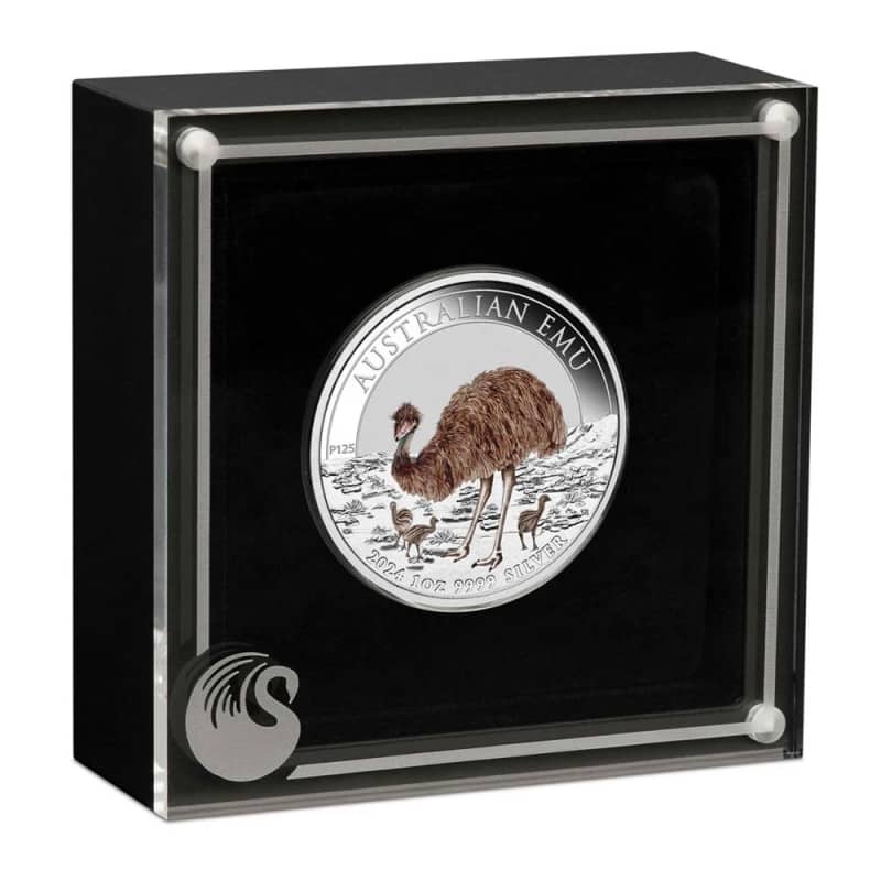 2024 1 oz Colorized Australian Silver Emu Coin l JM Bullion™