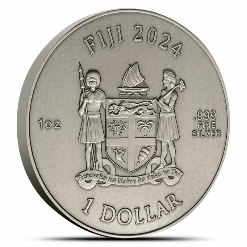 早い者勝ち♪■尚美堂■純銀徳利×2 純銀盃×5■約312g 純銀 シルバー　資産 2024 1 oz Antique Colorized Fiji Silver Dart Coin (Box + CoA) l JM