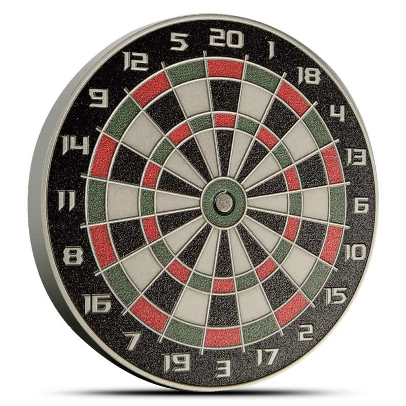 2024 1 oz Antique Colorized Fiji Silver Dart Coin (Box + CoA) l JM