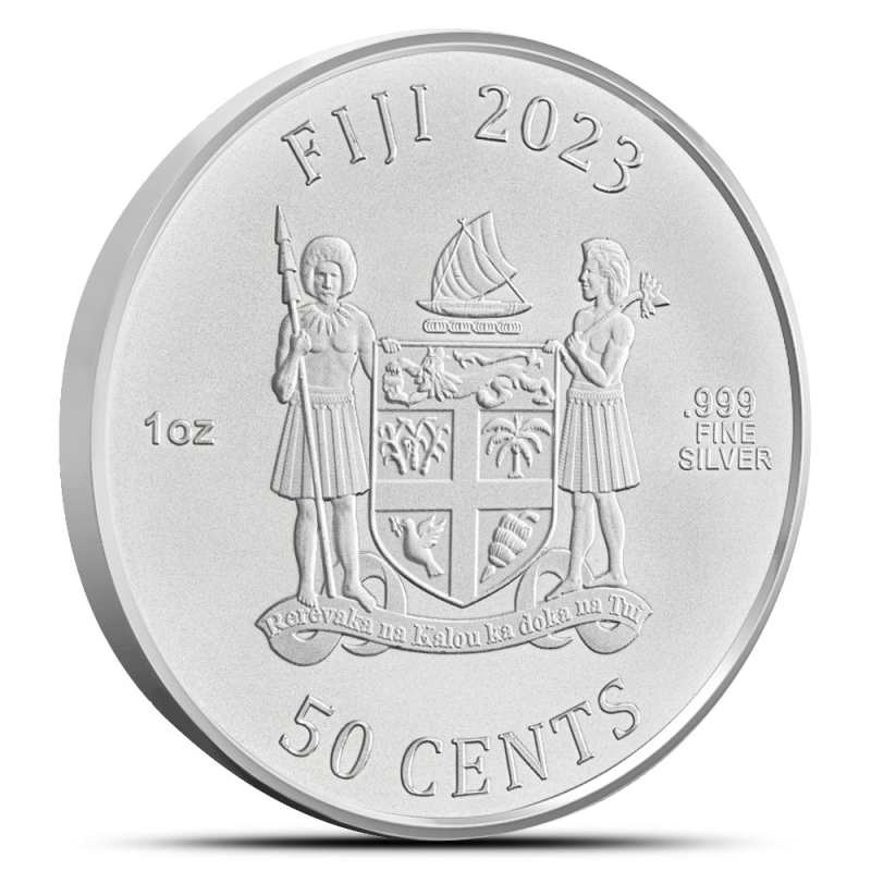 2023 1 oz Fiji Silver Jurassic Park 30th Anniversary Coin l JM