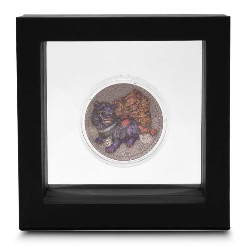 2024 50 Gram Antique Ghana Silver Imperial Guardian Lions Coin l