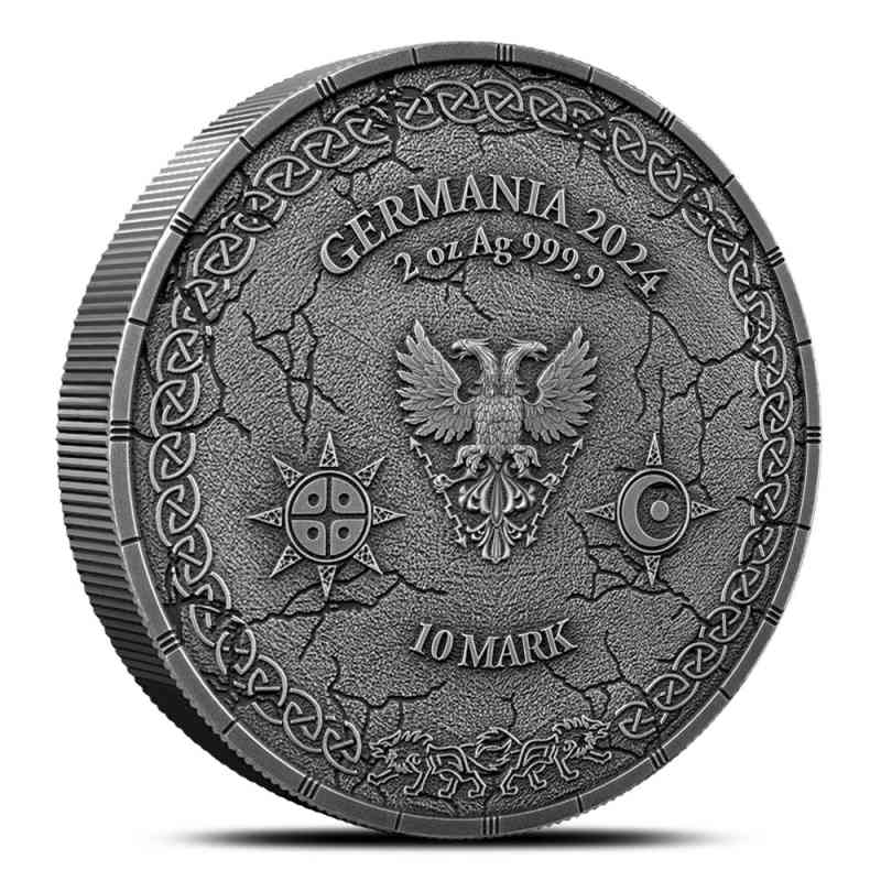 2024 2 oz Germania Ragnarok Skoll & Hati Silver Round l JM Bullion™