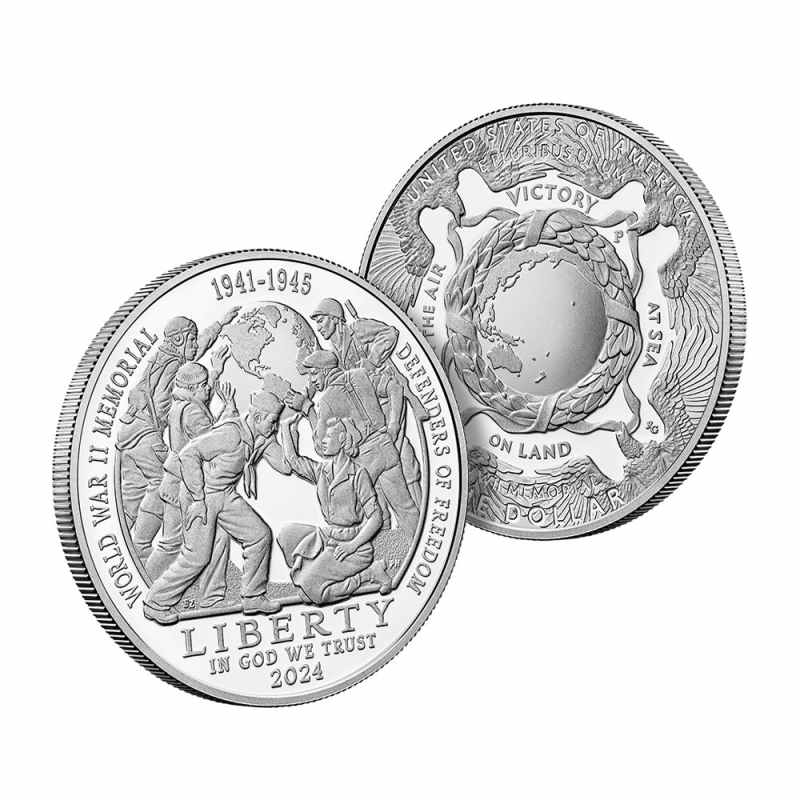 2024-P Proof American Greatest Generation Silver Dollar Coin l JM