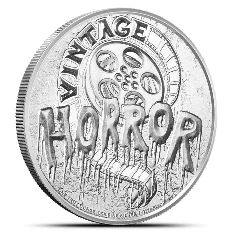 2023 1 oz Vintage Horror Dr Jekyll and My Hyde Silver Round l JM