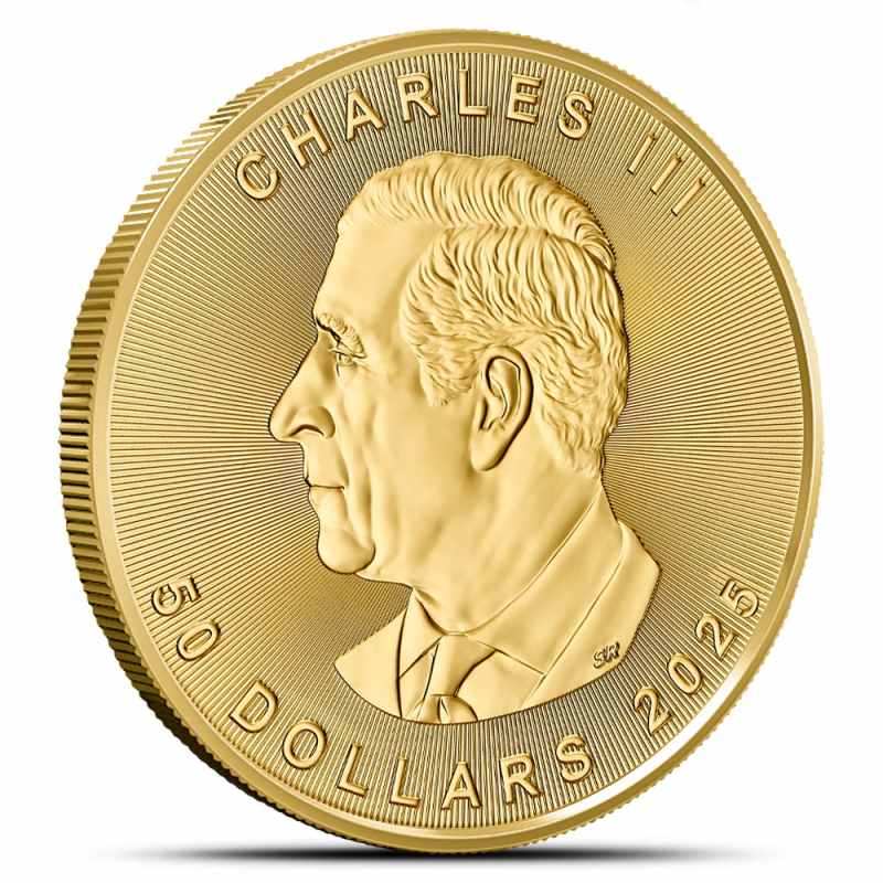 2025 1 oz Canadian Gold Maple Leaf Coin (BU) l JM Bullion™