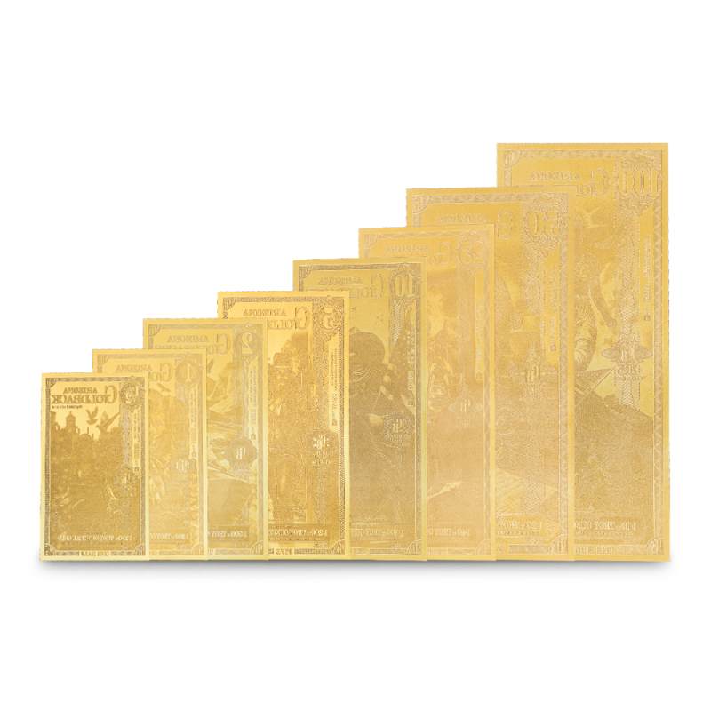 8 Piece Arizona Goldback Gold Note Set (New) l JM Bullion™