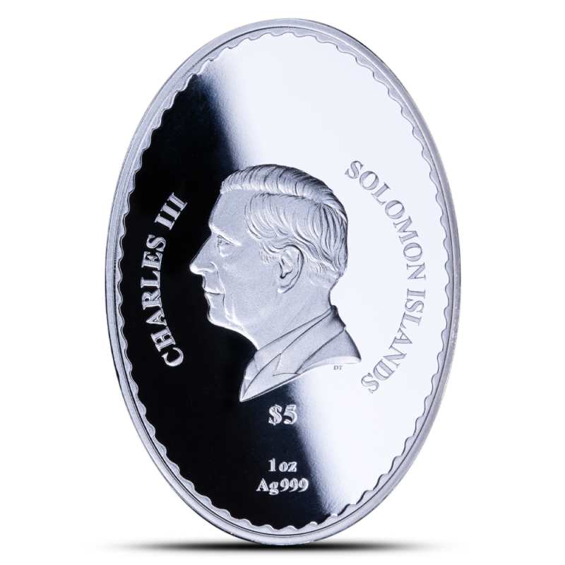 2026 1 oz Proof Colorized Solomon Islands Silver Father Frost Coin