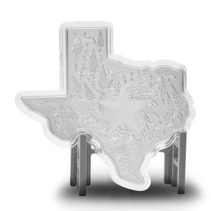 5 oz Texas Mint Silver Shaped Bar (New) l JM Bullion™