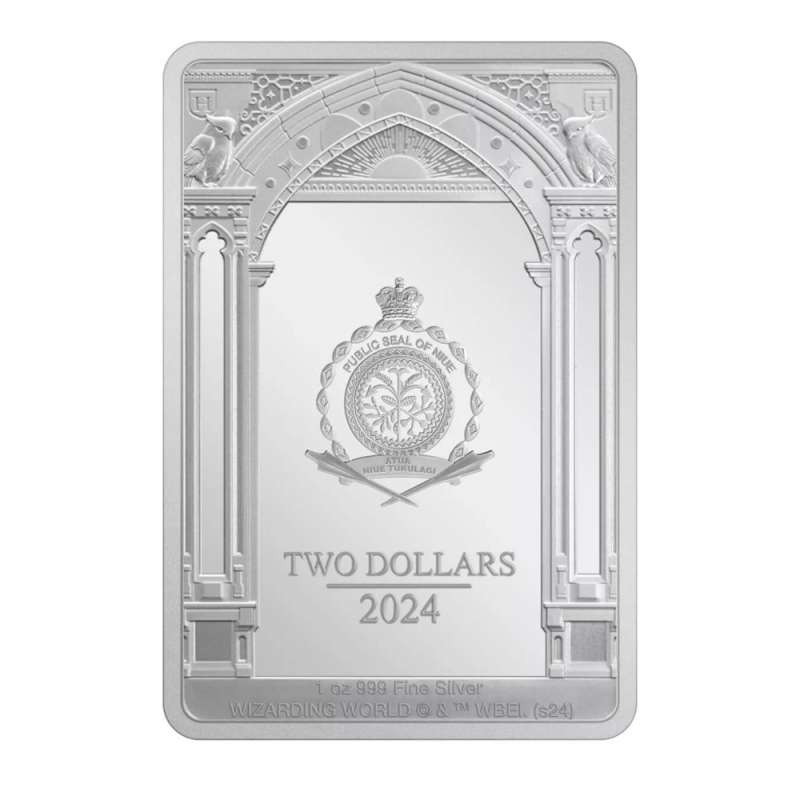 2024年ニウエ　ハリーポッター第5弾　Hungarian　純銀　1オンス　銀貨 2024 Colorized Niue Silver Harry Potter Creatures Hungarian