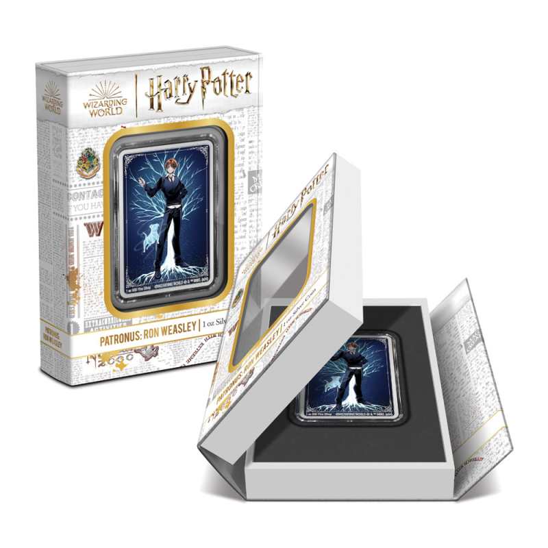 2024 Proof Colorized Niue Silver Harry Potter Patronus Ron Weasley