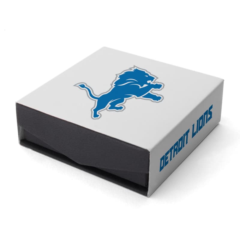 1 oz Colorized Engravable NFL Detroit Lions Silver Round l JM Bullion™