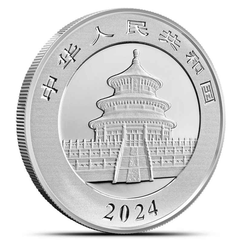 2024 30 Gram Colorized Chinese Silver Panda Coin (BU) l JM Bullion™