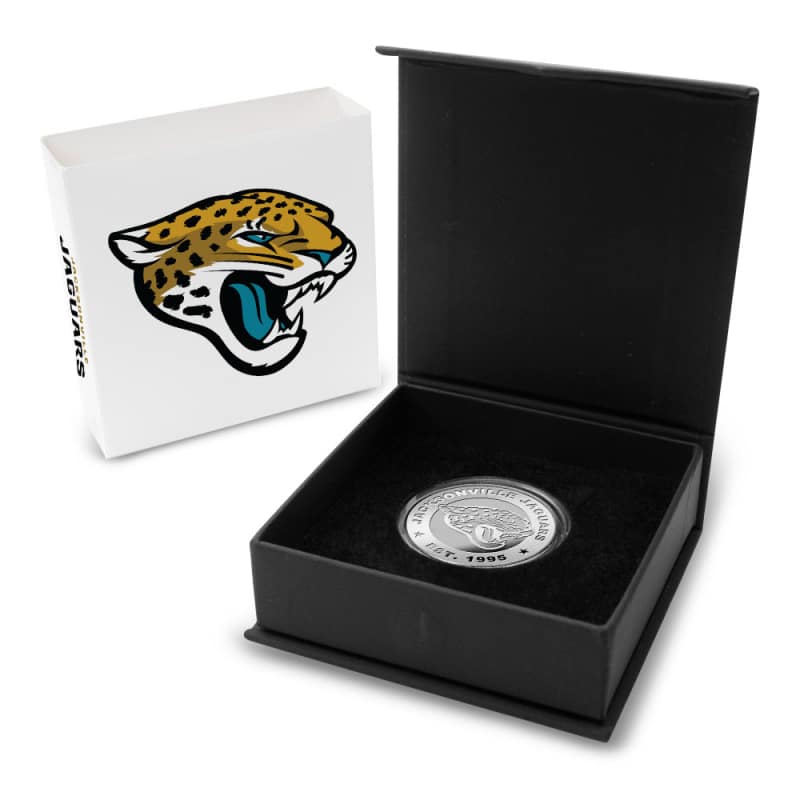 1 oz Engravable NFL Jacksonville Jaguars Silver Round l JM Bullion™