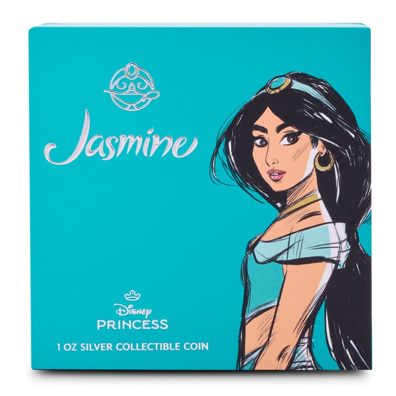 2024 1 oz Proof Colorized Niue Silver Disney Princess Jasmine Coin
