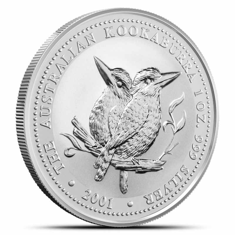 2001 1 oz Australian Silver Kookaburra Coin l JM Bullion™