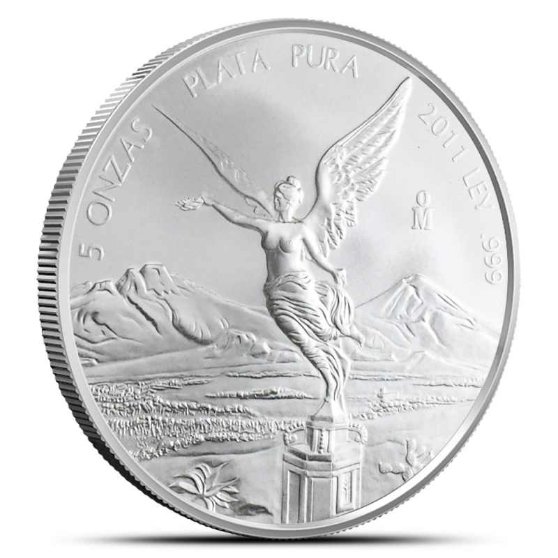 silver 約219g 2011 5 oz Mexican Silver Libertad Coin l JM Bullion™