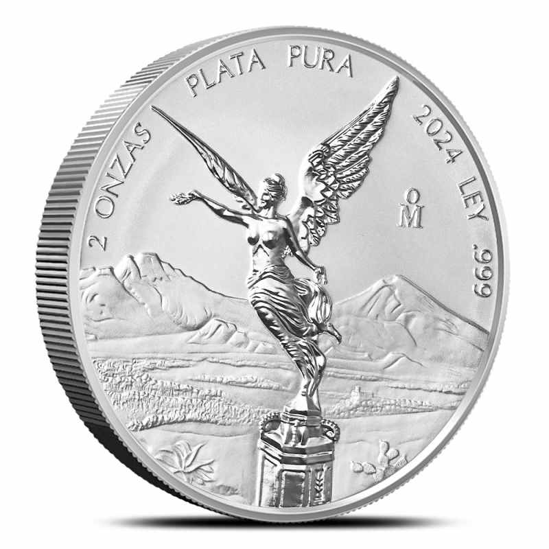 2024 2 oz Reverse Proof Mexican Silver Libertad Coin l JM Bullion™