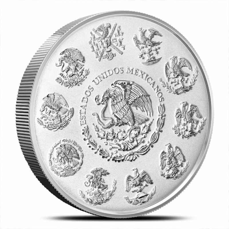 2017 5 oz Reverse Proof Mexican Silver Libertad Coin (In Capsule