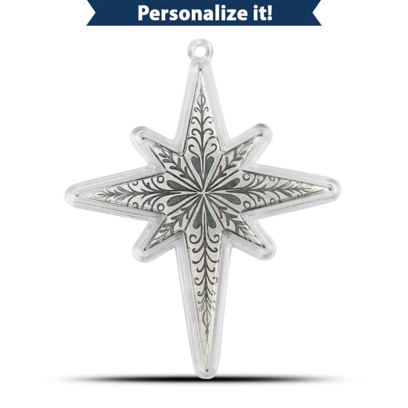 1/2 oz Engravable Star Shaped Silver Bar l JM Bullion™