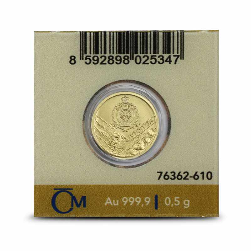 2023 1/2 Gram Niue Czech Lion Gold Coin (BU) l JM Bullion™