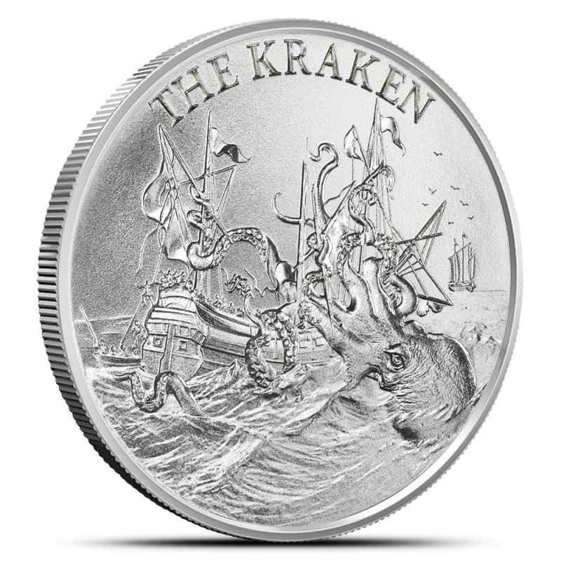 Buy 1 oz Intaglio Mint The Kraken Silver Rounds l JM Bullion™