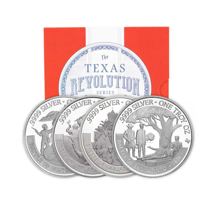Texas Mint Silver Revolution Series 4-Round Set l JM Bullion™