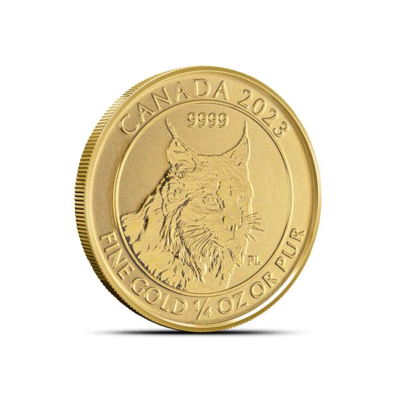 2023 1/4 oz Reverse Proof Canadian Gold Lynx Coin l JM Bullion™