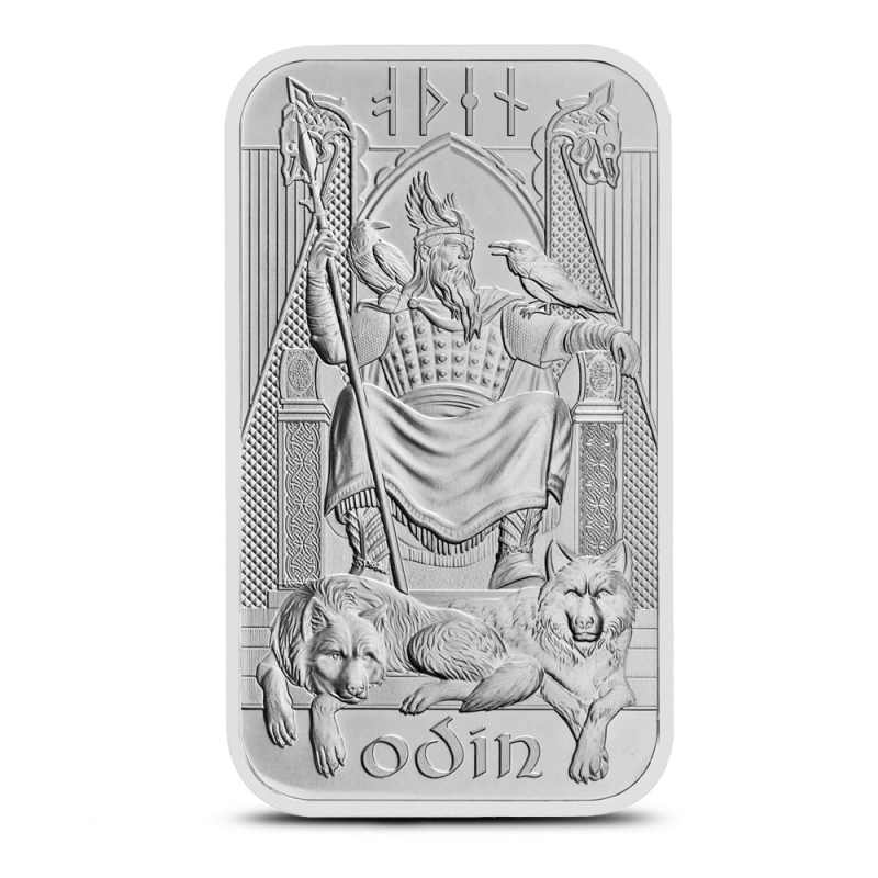 1 oz The Royal Mint Norse Gods Odin Silver Bar l JM Bullion™