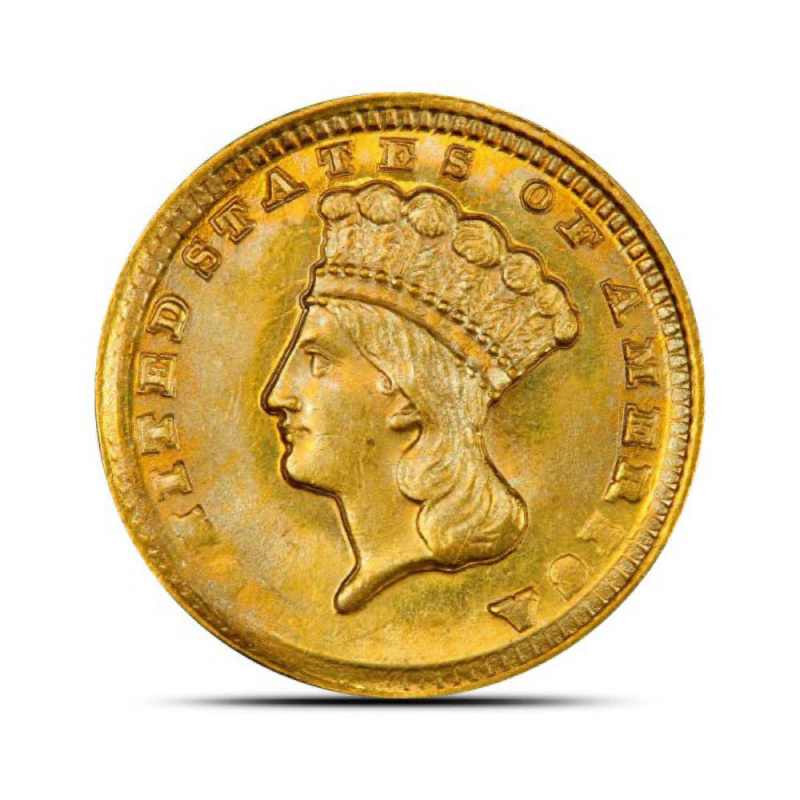 Buy Type III $1 Indian Gold Coins Online - Cleaned l JM Bullion™