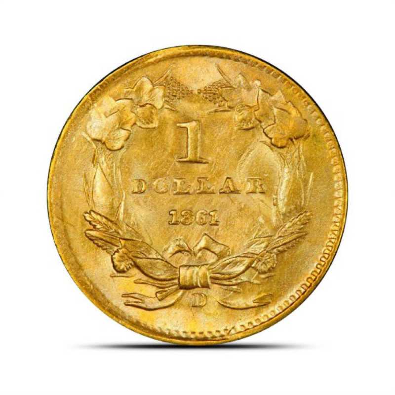 Buy Type III $1 Indian Gold Coins Online - Cleaned l JM Bullion™