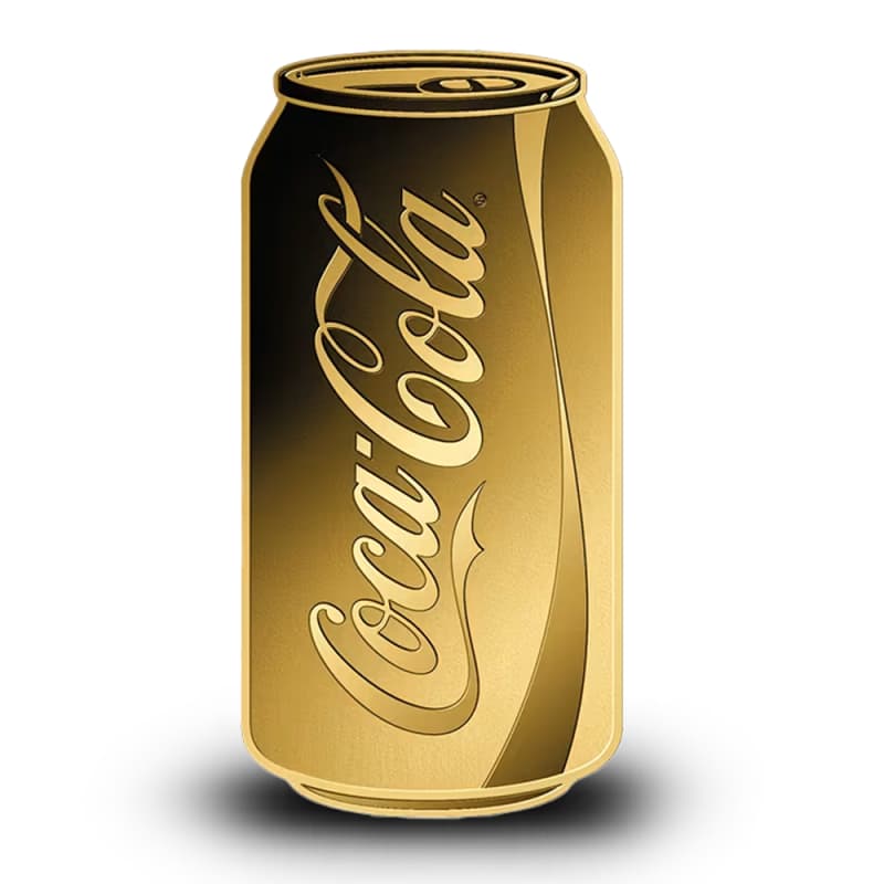 1/1000 oz Republic of Chad Gold Coca Cola Cans Coin l JM Bullion™