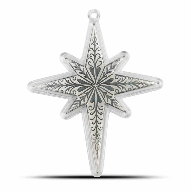1/2 oz Star Shaped Silver Bar (Ornament Capsule) l JM Bullion™