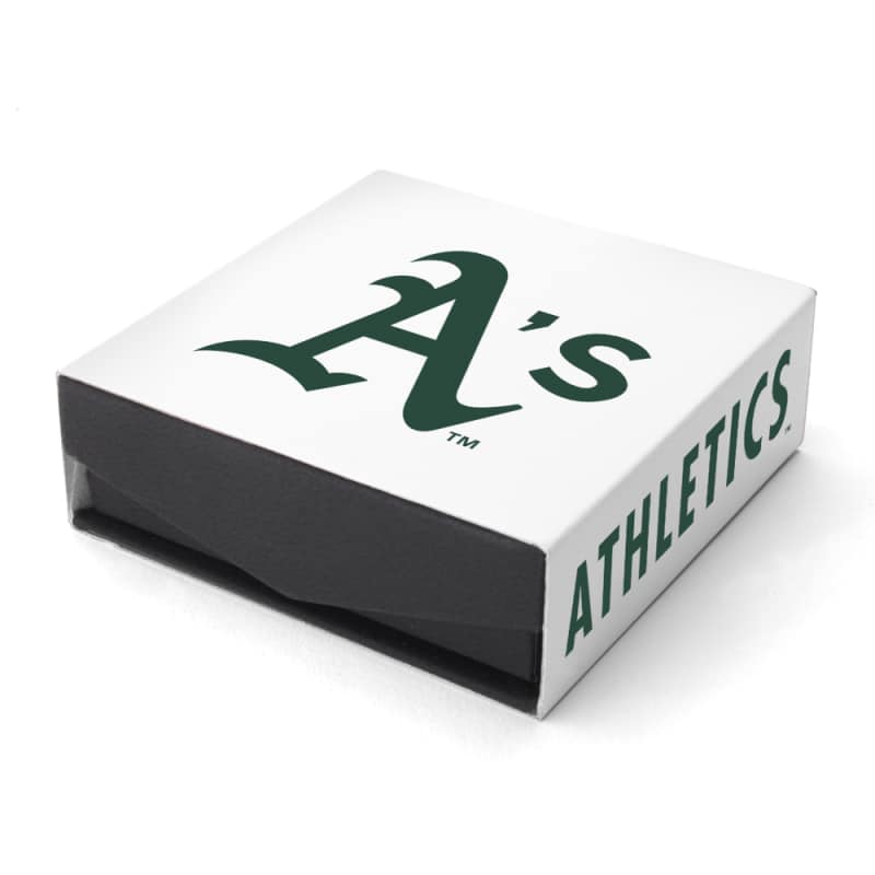 1 oz Engravable MLB Athletics Silver Round (New w/ Gift Box) l JM