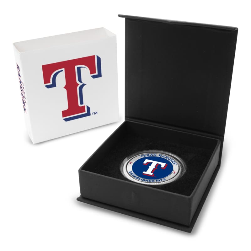 Balle De Baseball Texas Rangers – Collector Rare – MLB – Neuve – Souvenir Officiel