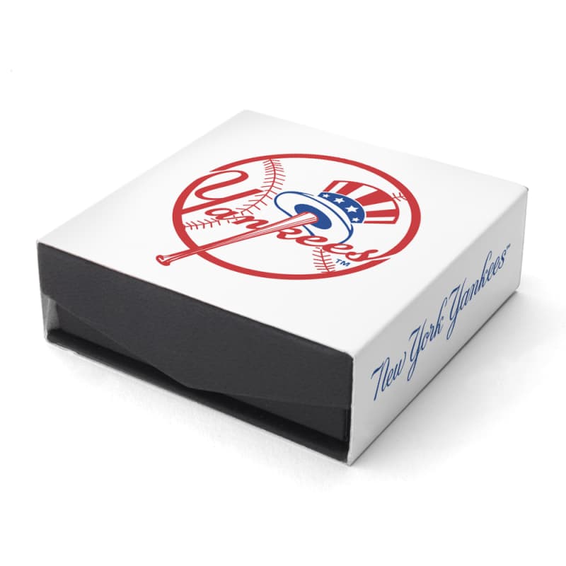 【未開封】MLB New York Yankees 限定ボール 20年前 1 oz Colorized Engravable MLB New York Yankees Silver Round (New w