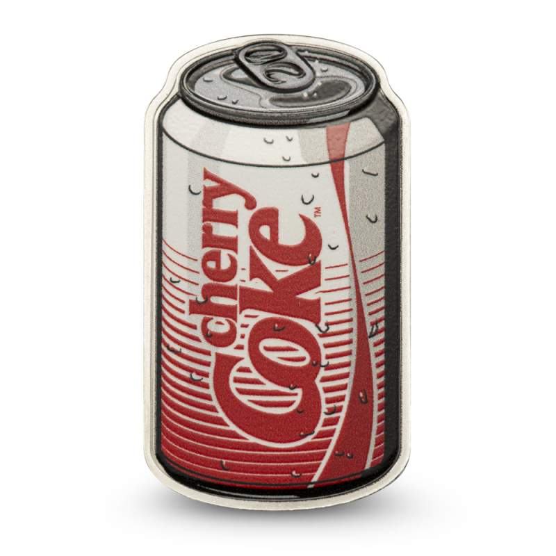 2025 1 oz Colorized Solomon Islands Silver Cherry Coke Coin l JM