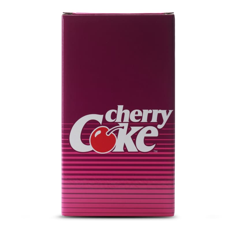 【希少・直筆サイン入り】THE CHERRY COKE$ キャンバスアート Vintage Coca-Cola Cherry Coke Lips Embossed Metal Tin Sign - 16.75