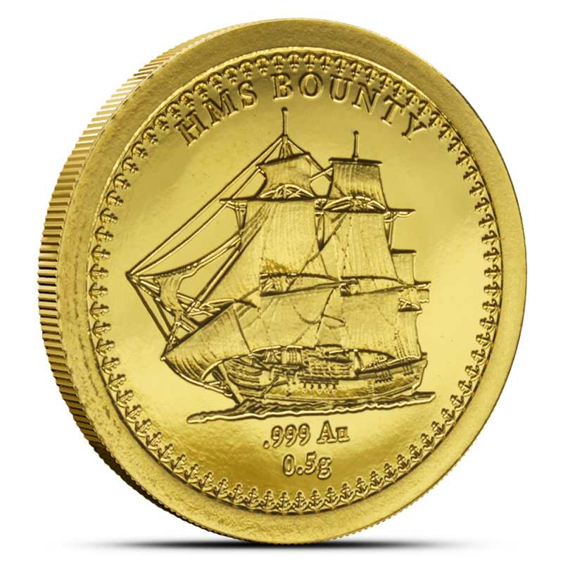 2026 1/2 Gram Pitcairn Islands Gold Bounty Coin l JM Bullion™