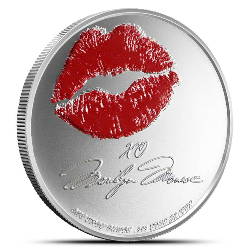 1 oz Colorized Marilyn Monroe Silver Round l JM Bullion™