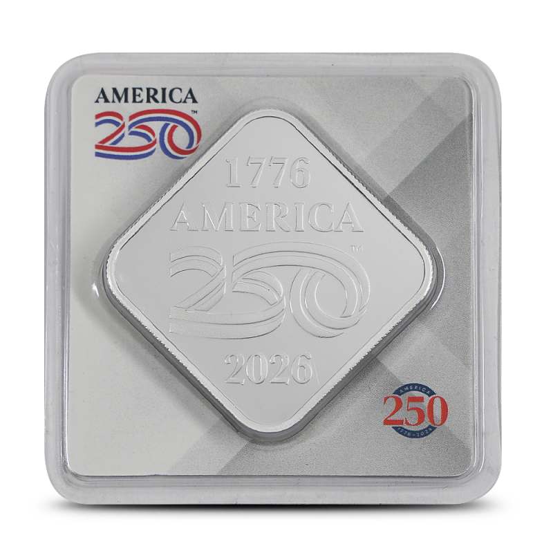 25 Gram Sunshine America250 Buffalo Square Silver Bar l JM Bullion™